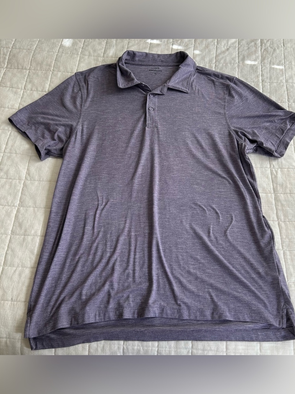 Men's Polo Shirt - Heather Purple